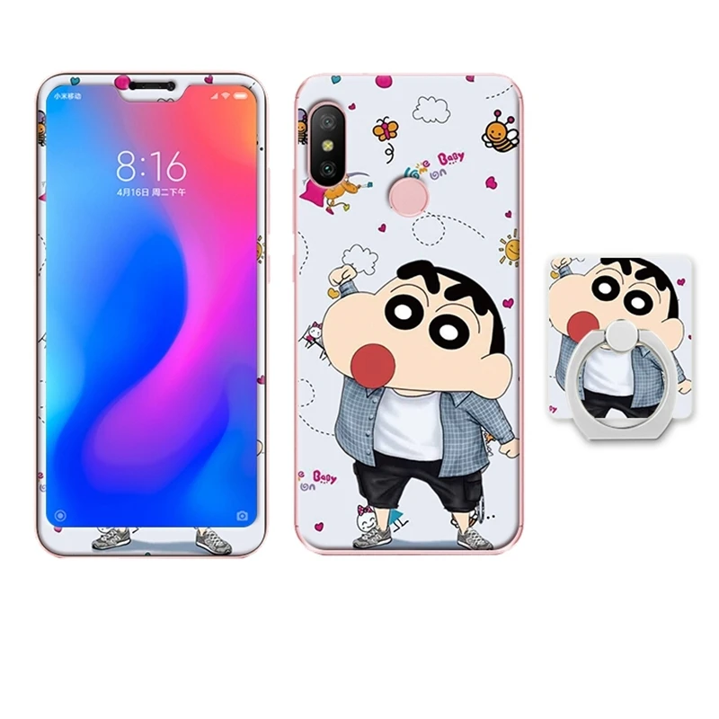 Xiaomi redmi 6 pro redmi 6 redmi 6a mi A2 lite glass case cover  (12)
