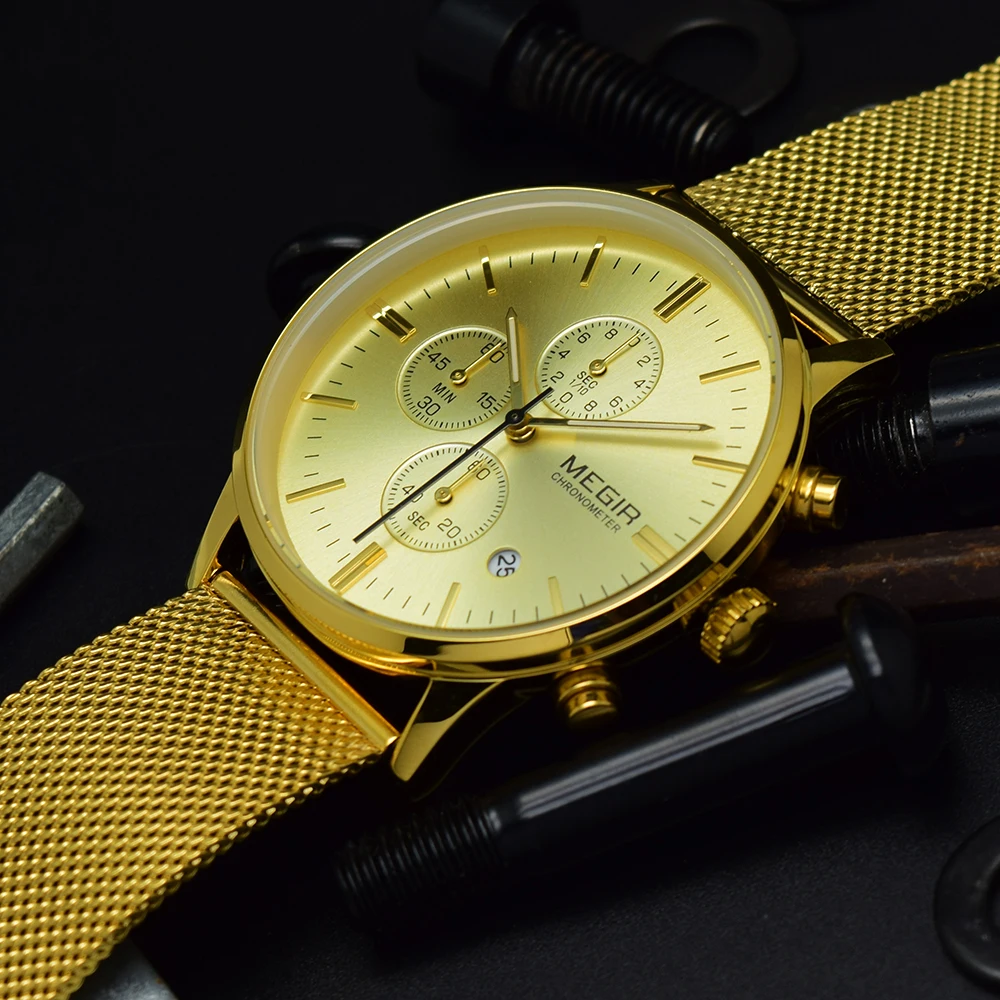 Prix pour Megir quartz hommes montres homme horloge mâle 2017 chronographe hommes noir poignet montres homme top marque de luxe quartz-montre reloj hombre Prix pour Megir quartz hommes montres homme horloge mâle 2017 chronographe hommes noir poignet montres homme top marque de luxe quartz-montre reloj hombre