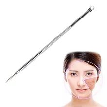 Инструмет для удаления черных точек акне уход за кожей лица инструмент Нержавеющая сталь прыщей, игла MSI-19