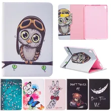 For Ipad Mini 5 Butterfly Owl Bear Cartoon PU Leather Flip Stand Cover Cases For Apple iPad Pro Mini 7.9'' Tablet Case Fundas