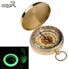 Наружный портативный латунный Карманный золотистый Компас Навигация
