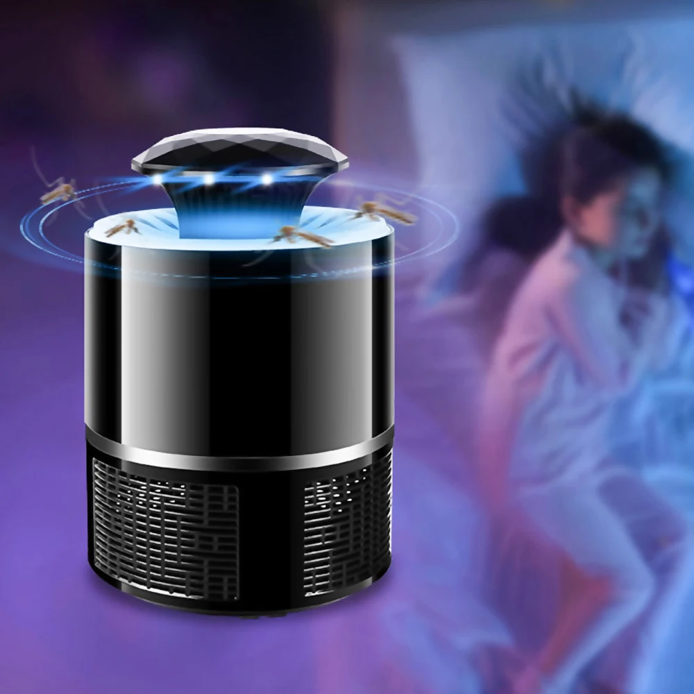 

Electronic Indoor USB Mosquito Killer Lamp LED Anti Mosquito Killer Lamp Insect Trap Lamp Killer Home Living Room Pest Control