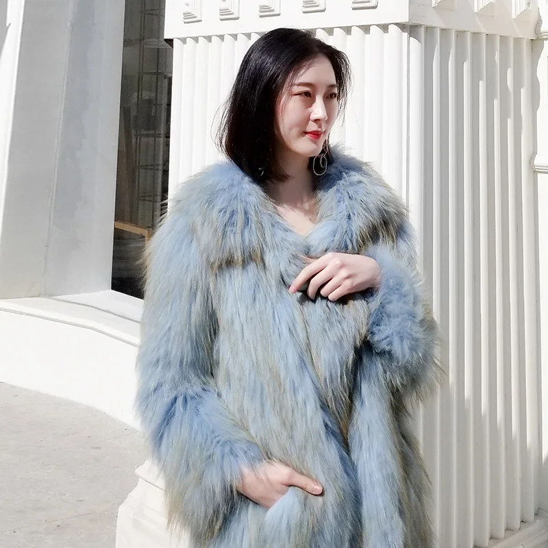 Photo Manteaux Plus De Zdfurs Femmes Fourrure Taille Longue Fourrures Raton Vestes 100 Tricoté Réel Laveur As Cm Véritable Longueur Naturel 1qrwHq60x