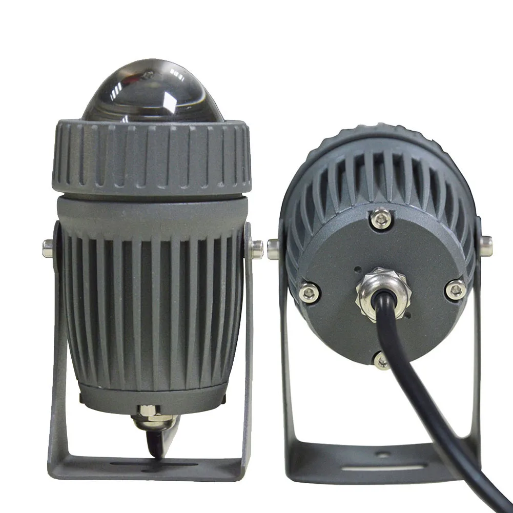 Водонепроницаемый IP65 наружный светодиодный прожектор настенный светильник узкий угол луча Светодиодный прожектор 10 Вт Точечный светильник на большие расстояния настенный светильник