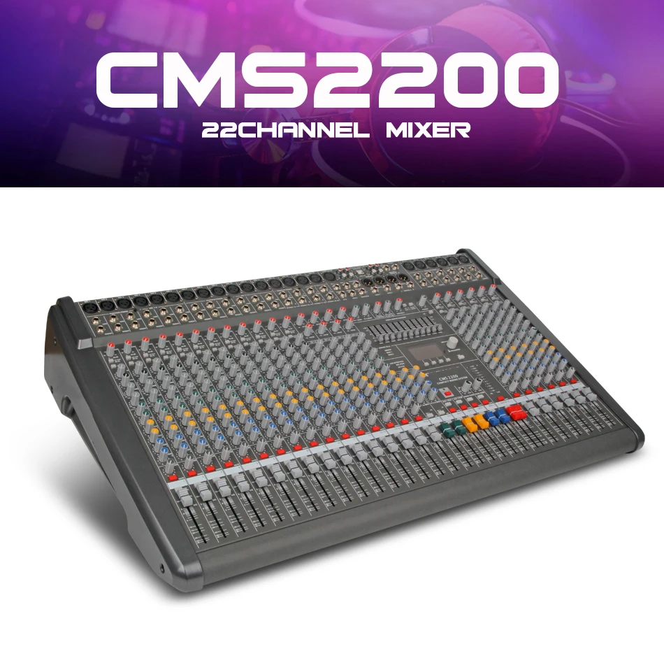 CMS2200-3 профессиональный звуковой микшер консоль вечерние сцены группа воспроизведения звука Студия аудио обработки