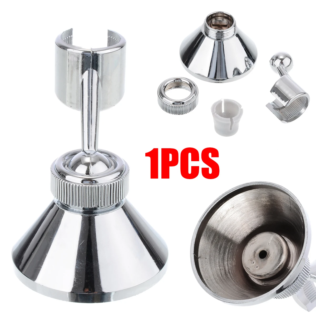 Adjustable Wall Mounted Shower Head Stand Bracket Bathroom Sprayer Holder Rack For Bathroom Accessories
