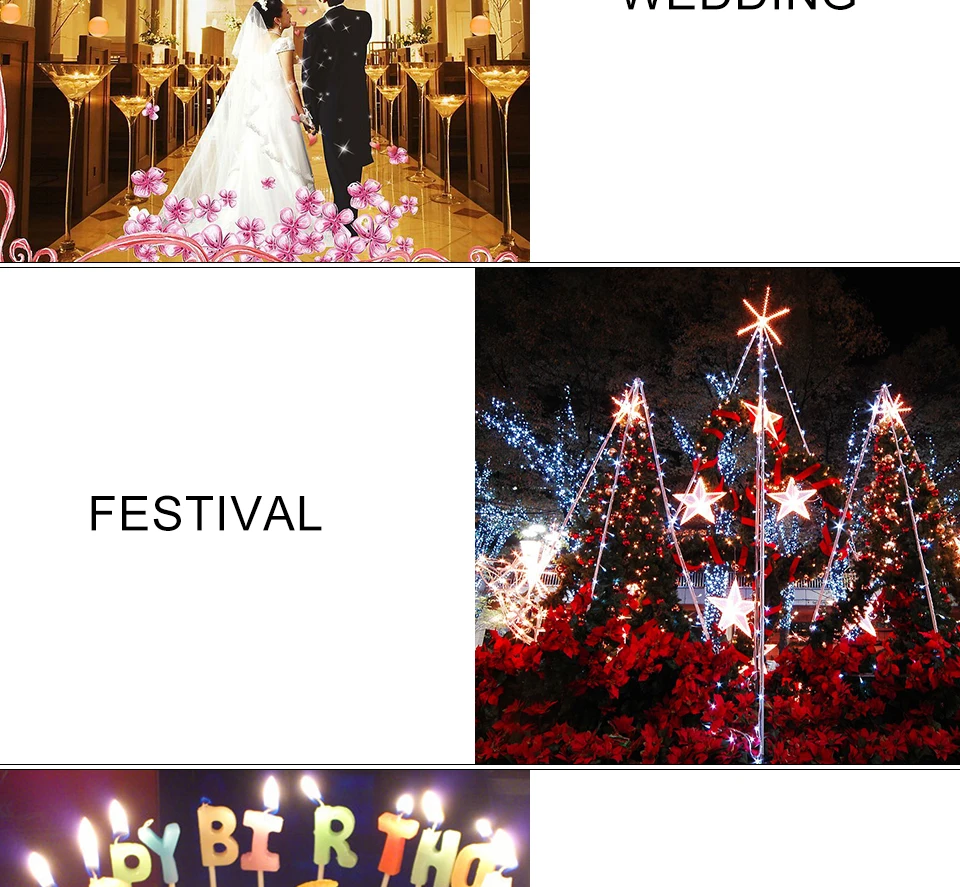 RGB LED Christmas string Lights (2)