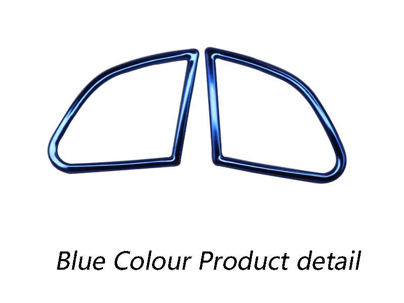 Автомобильный Стайлинг, внутренние звуковые наклейки для Volvo XC60, рога, динамик, музыкальная крышка, аудио Накладка для Volvo XC60 2010-, автомобильные аксессуары - Название цвета: Blue