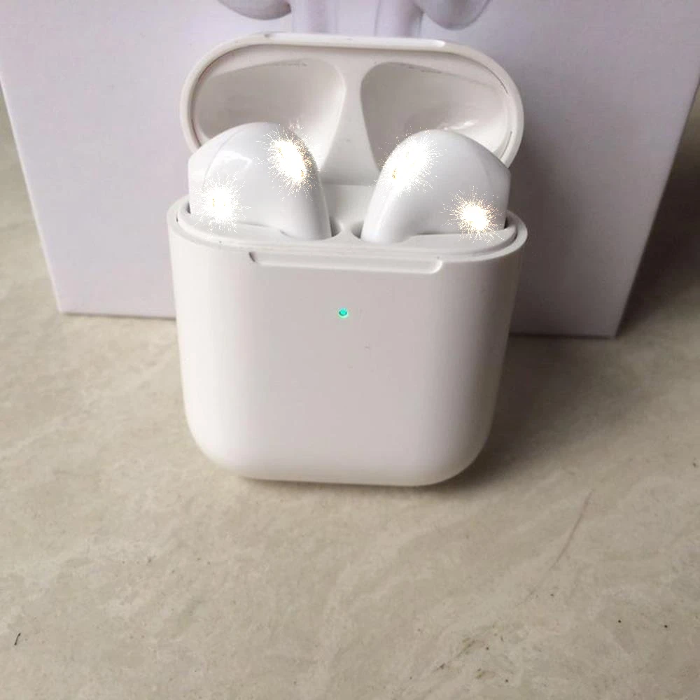 

New H1 chip Brand 2 Bluetooth Earphone 1:1 Wireless Headphones Three Real Battery Pop-ups In-ear detection with for iPhone ios