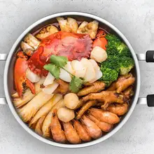 Газовая Горячая супница, 304 нержавеющая сталь бытовой утолщение кастрюля для индукционной плиты Stew ковш для молока маленькая сковорода