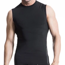 Новинка, компрессионные майки для спортзала, быстросохнущая Спортивная футболка без рукавов, Мужская одежда для фитнеса, летняя крутая мужская майка для бега