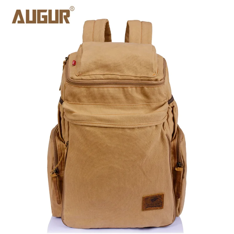

AUGUR Fashion Men Women's Backpack Canvas Travel Laptop Bag Rucksacks Famale Backpacks Teenagers New Arrive Student School Bags