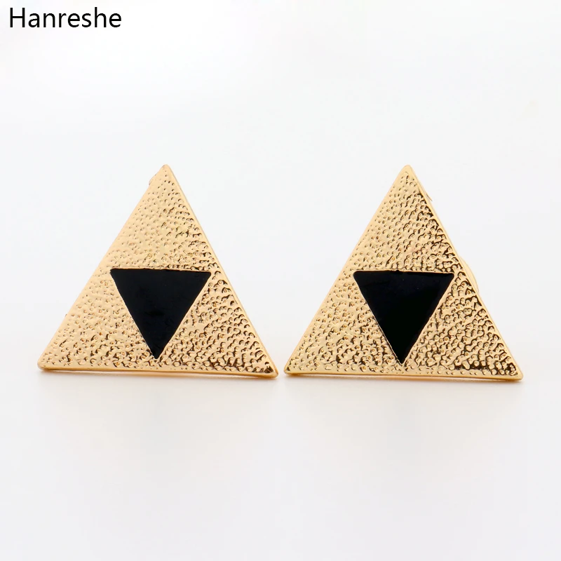 

HANRESHE Legend of Zelda Triforce Pins Triforce Triangle Black Enamel Game Cosplay Jewelry Halloween Gift for Women/Men