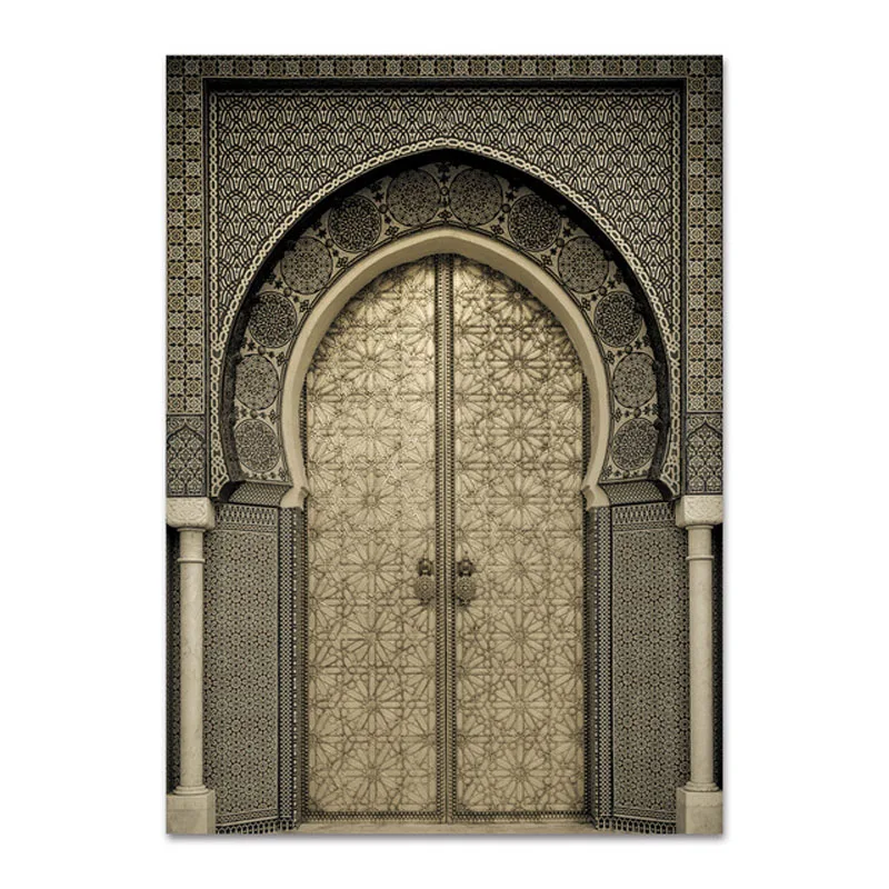 

Full Square Drill 5D Diy Diamond Painting Ancient Gate Morocco Embroidery Cross Stitch Mosaic Living New Year Decoration ZP-1248