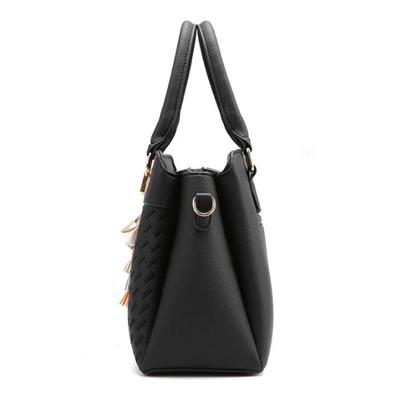 Fashion Women Handbags Tassel PU Leather Totes Bag Top-handle Embroidery Crossbody Bag Shoulder Bag Lady Simple Style Hand Bags Fashion Women Handbags Tassel PU Leather Totes Bag Top-handle Embroidery Crossbody Bag Shoulder Bag Lady Simple Style Hand Bags