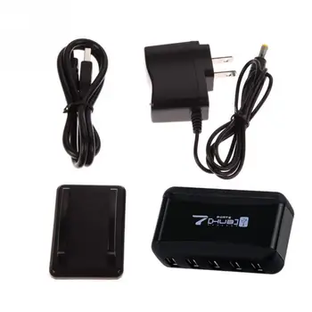 

NEW ARRIVAL High Transfer Rate AC Power US/EU Plug Adapter Converter USB 2.0 Durable 7 Port High Speed For PC Laptop Hub#180817
