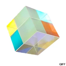 Комбинированный сплиттер крест дихроический куб RGB Призма Оптическое стекло треугольная призма для обучения светильник физика спектра 20 мм 3 июля