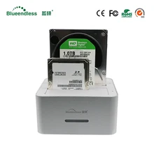 Aluminum dock station hdd sata case 2.5 3.5 hard disk enclosure hd externo usb3.0 external hard drive hard disk docking station