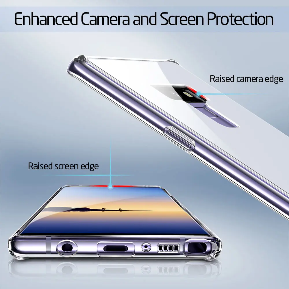 Чехол ESR для samsung Galaxy Note 9, чехол из закаленного стекла с полным покрытием, чехол со стеклянными кристаллами, чехол s для samsung Note 9, чехол