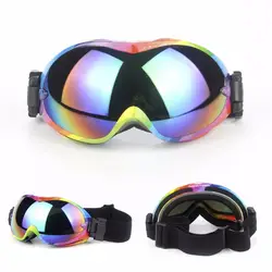 HQ800 взрослых лыжные очки двойные линзы анти-туман шапка с защитой лица от ветра очков для сноуборда Спорт на открытом воздухе UV400 защитные