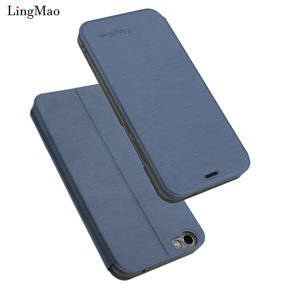 

Mobile phone Bag PU Leather Case for OPPO A59 Flip Case & Covers for OPPO A59 Stand silicone Coque Blue Mobile Phone Accessories
