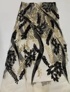 

best quality Jolin-5.1109 embroidered African Tulle Lace Fabric African French Lace Fabric with embroidery