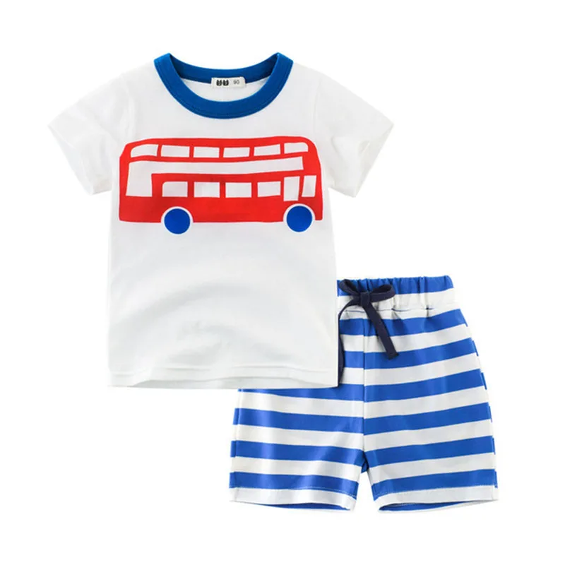 

032902 Clothing Sets 2019 Summer Clothes Casual T-shirt + Pants 2pcs Children Suits Hot Sale Kids Toddler Sportswear