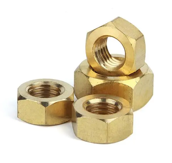 M2 M2 5 M3 M4 M5 M6 M20 Brass Nuts Copper Hexagonal Nut Brass Hex Nut