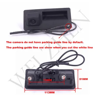

Colorful HD CCD car Rear view Camera for Porsche 2013~2015, Parking assist trunk handle