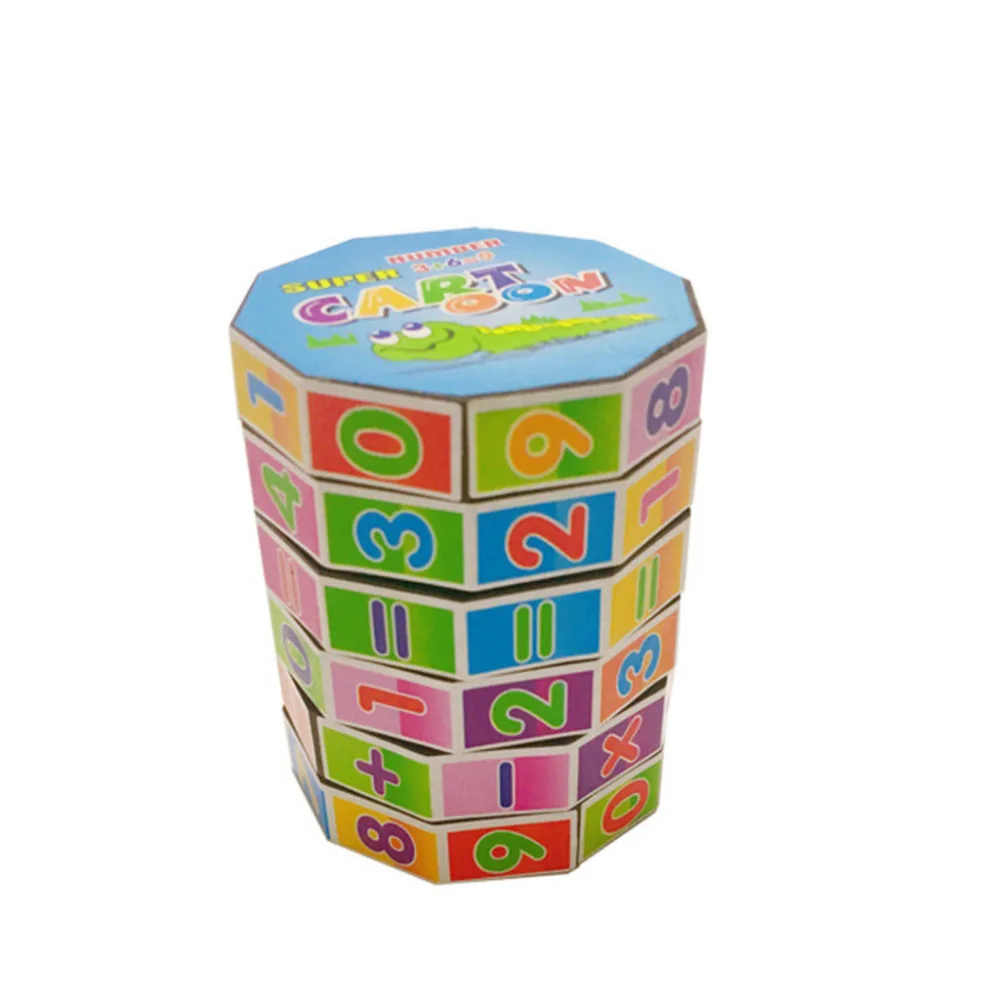Для детей Математика Цифры Игрушки Magic Cube слайд обучение по головоломкам и развивающие игрушки Смешные гаджеты игра-головоломка подарки