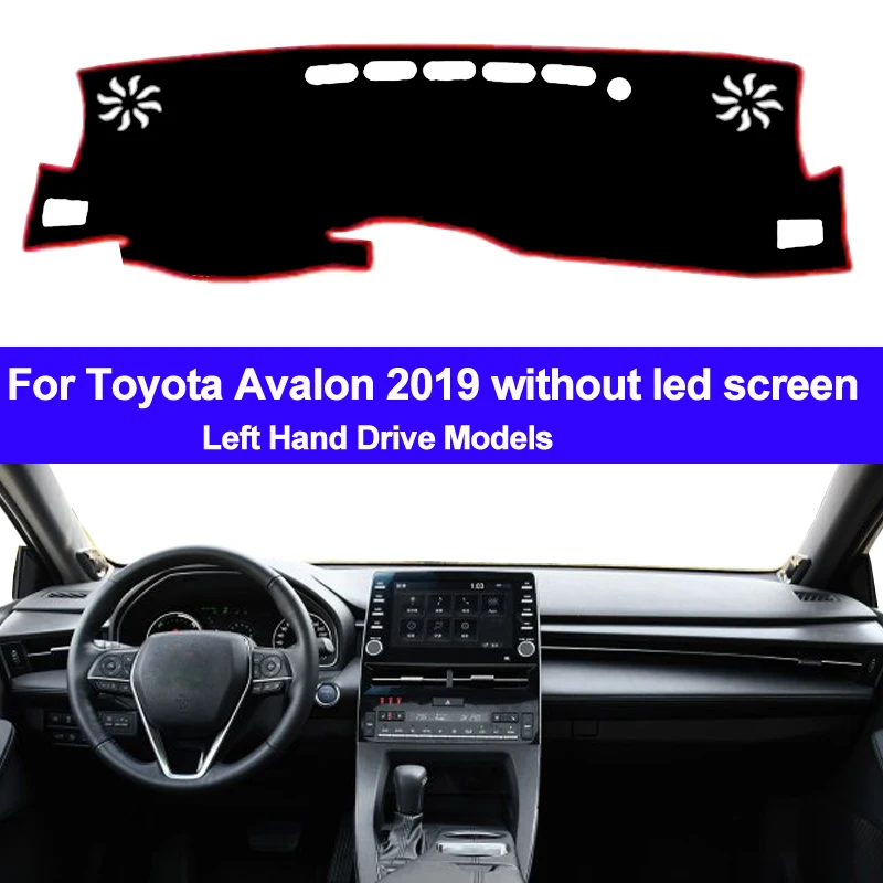 

Car Auto Dashboard Cover Dashmat Pad Carpet Dash Mat Cushion 2 Layers For Toyota Avalon 2019 ToyotaAvalon Car Styling LHD