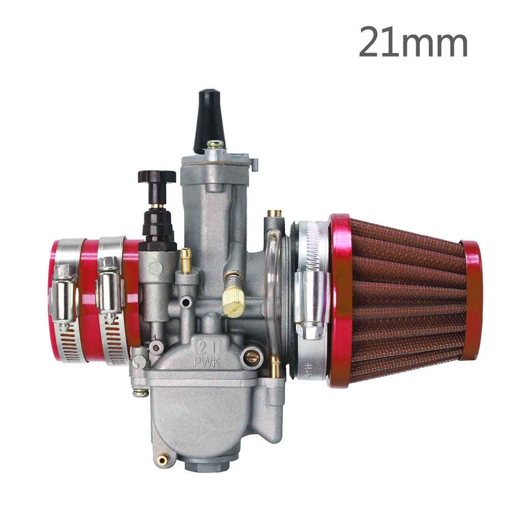 21mm set ZSDTRP 21 24 26 28 30 32 34 карбюратор PWK с воздушным фильтром резиновый переходник для 50cc 70cc 90cc 110cc 125cc ATV Скутер Байк - Цвет: 21mm set