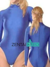 Free Shipping DHL Sexy Lycra Spandex Adult Unitard Catsuit Bodysuit Blue Sexy Zentai Lycra Catsuit Fullboby