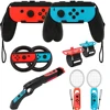 2pieces/set Controller Grips Joy-Con Case For nintendoswitch Nintend Switch Joy Con Handle NS N-Switch Game Console Accessories ► Photo 1/6