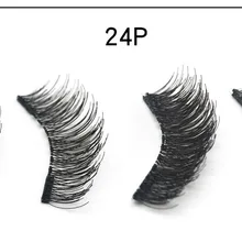 Романтический Медведь 3D Двойные магнитные поддельные ресницы ручной работы натуральные длинные 2 магнита накладные ресницы для макияжа 120 пар/лот DHL ML004