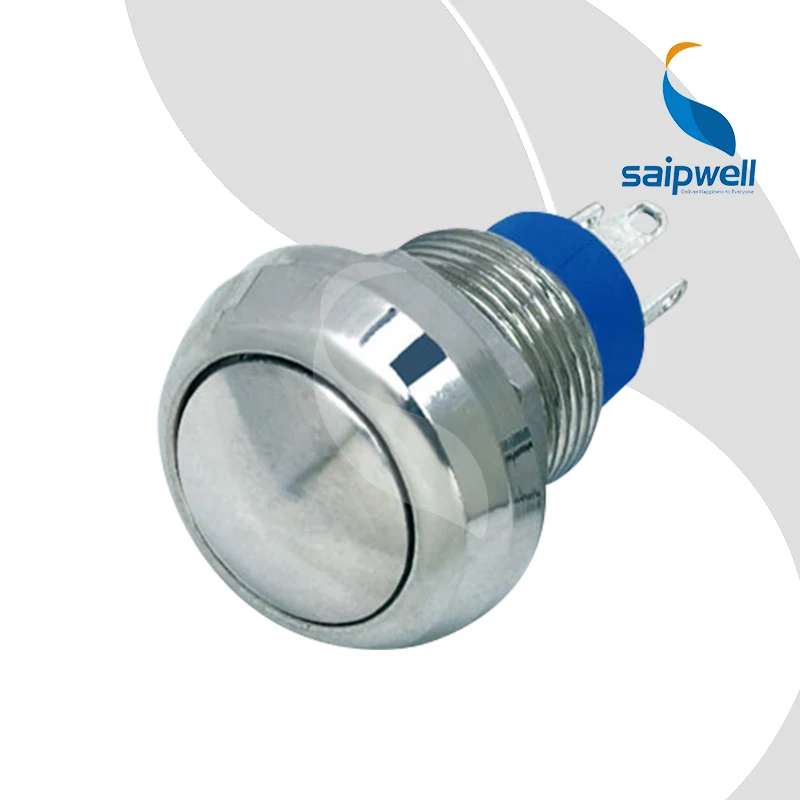 

Resetable Type 12mm Mini Button Switch /Round Shape Metal Push Button Switch (SP12-A2)