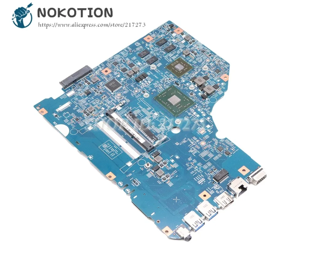 discount NOKOTION For Acer aspire E5-722 E5-722G Laptop motherboard R5 M335 GPU A8-7410 CPU DDR3 NB04Z01001