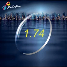 XINZE 1,74 индекс ультратонкие линзы по рецепту Близорукость дальнозоркость астигматизм Асферические Жесткие полимерные Линзы для очков сверхлегкие