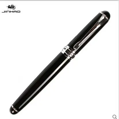 Jinhao X750 лакированная 15 цветов с серебристой отделкой перо для каллиграфии авторучка и пенал для карандашей Роскошные писать подарочные ручки - Цвет: R