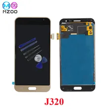 

Mzoo phone LCDs Screen For SAMSUNG GALAXY J3 2016 J320 J320F SM-J320F Display Touch Screen Digitizer Assembly Replacement Parts