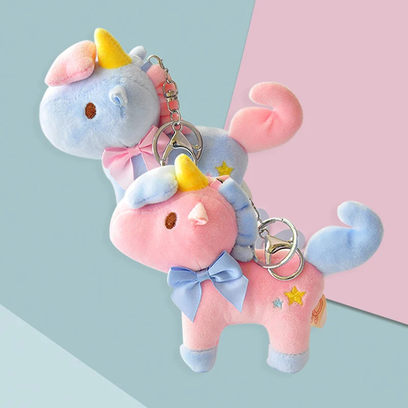 11cm Soft Unicorn Plush Toy Baby Kids Appease Sleeping Pillow Doll Animal Stuffed Plush Toy Birthday Gifts for Girls Children