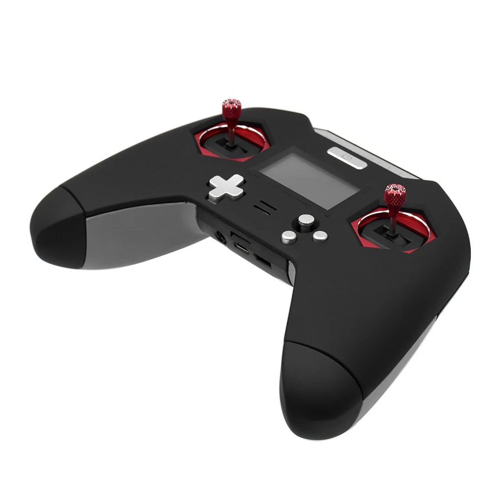 FrSky Taranis X-Lite 2.4G 16CH Transmitter with Mini Sensor Gimbals Free Link App Mode 2 - Red