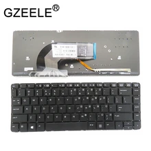 GZEELE Новая Клавиатура США подходит для hp ProBook 440 G1 640 G1 645 G1 445 G1 G2 430 G2 ноутбук клавиатура с подсветкой