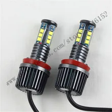 1 компл. высокое качество Angel Eyes свет 120 Вт Angel Eyes Передние Фары Комплект Led H8 Противотуманные Фары для X5 E70 X6 E71 E90 E91 E92 M3 E60