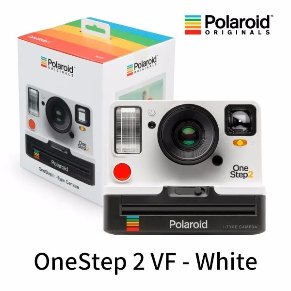 Горячая точка Polaroid фотография Onestep2 VF+ радужной камеры Райдера для Onestep2 в черно-белом цвете - Цвет: OneStep2W