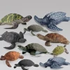 Ocean Sea Life Simulation Animal Model Sets Shark Whale Turtle Crab Dolphin Action Toys Figures Kids Educational Collection Gift ► Photo 2/6