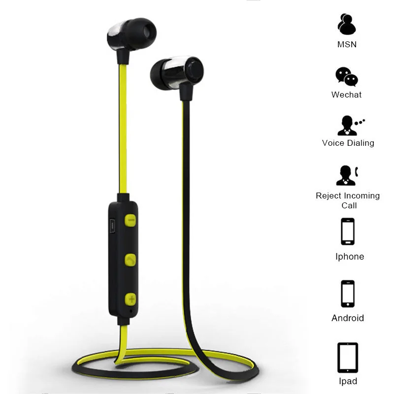 

Magnetic Bluetooth 5.0 Earphone Waterproof Sports Wireless Headphones Handsfree with Mic Bluetooth Earbuds Earphone