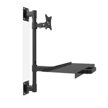 Elevação livre full motion tv suporte de parede personalizado parede montar sit-suporte de mesa estação de trabalho de linha de montagem