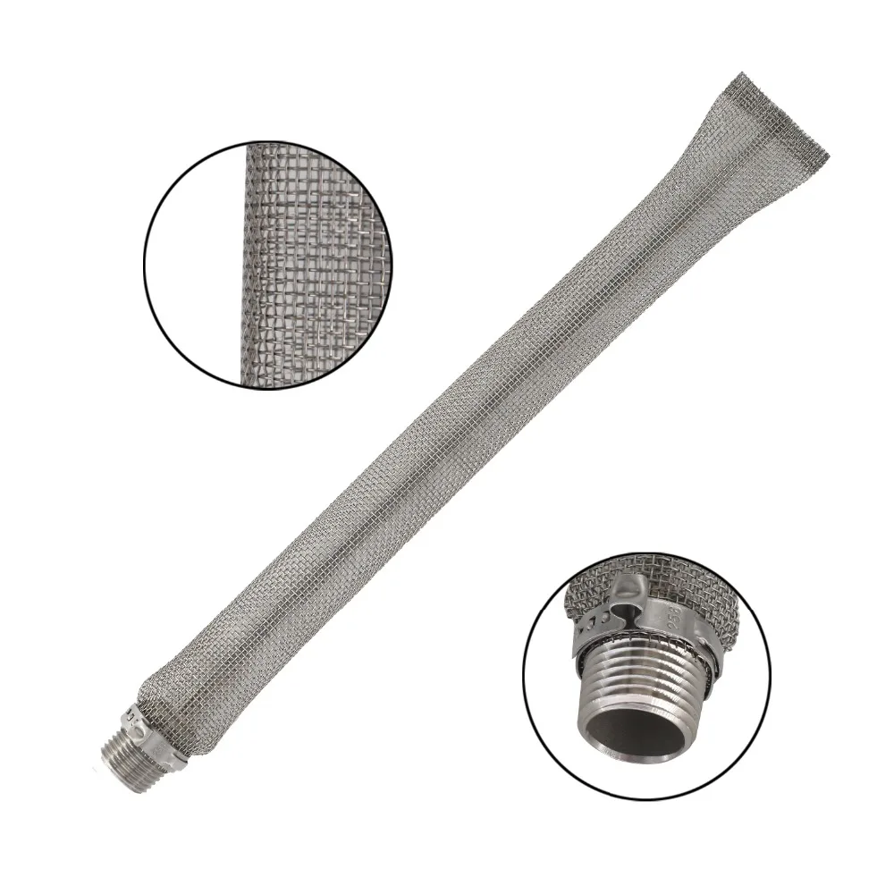

12 inch 30cm Stainless Steel Bazooka Screen 1/2'' NPT For Homebrew Beer Kettle or Mash Tun/mesh Filter
