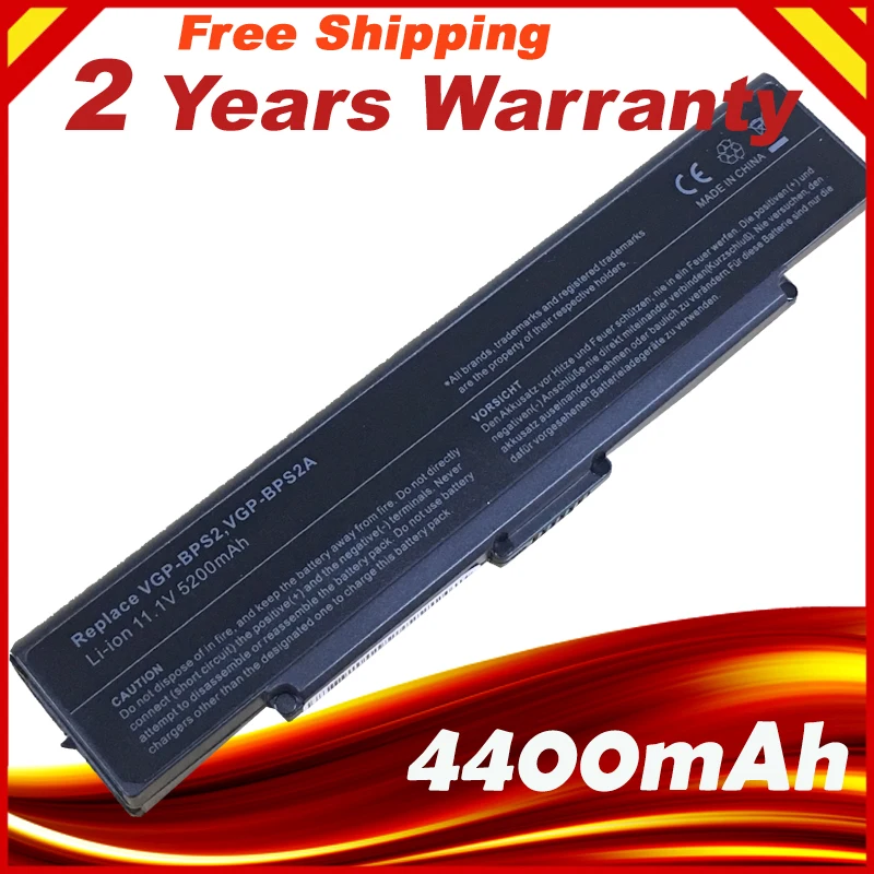 

Laptop Battery For Sony VGP-BPS2 VGP-BPS2A VGP-BPS2B VGP-BPS2C PCG-6C1N VGC-LA38C VGC-LB50 VGN-AR11 VGN-AR170 VGN-AR21